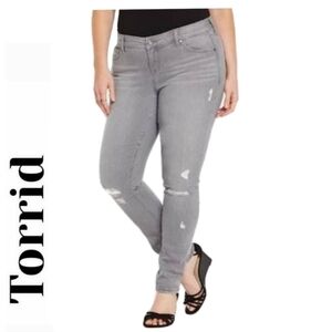 $24 Torrid Gray Denim Jeans
